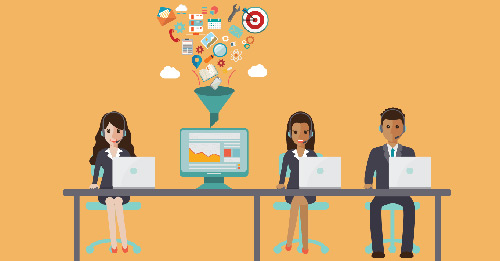 400呼叫中心素材图