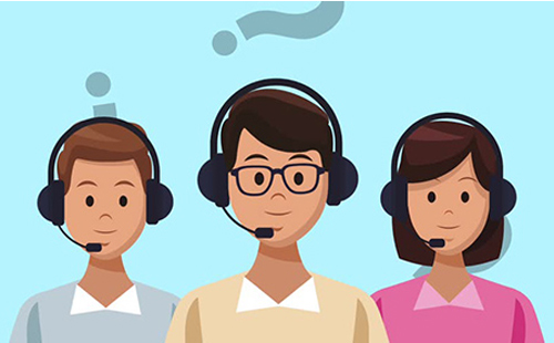 400电话呼叫中心素材图