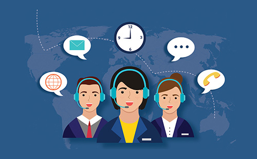 95呼叫中心素材图