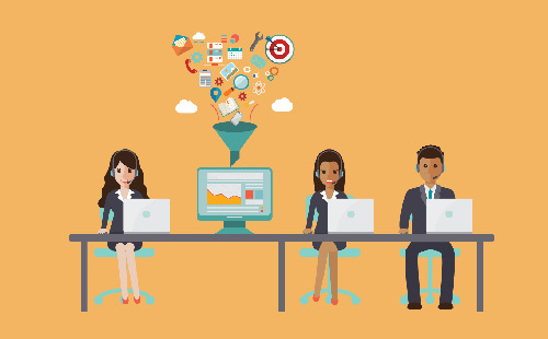 400客服电话系统素材图