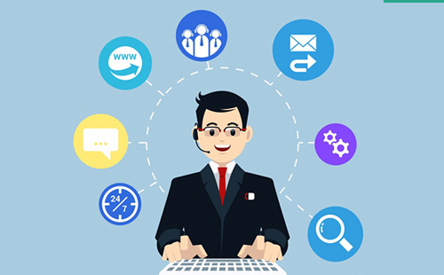 400电话呼叫中心素材图